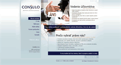 Desktop Screenshot of consulo.sk