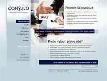 Tablet Screenshot of consulo.sk